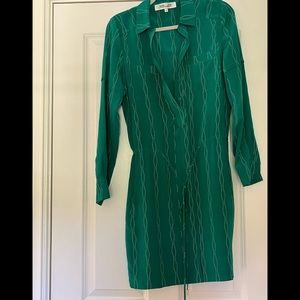DVF silk dress
